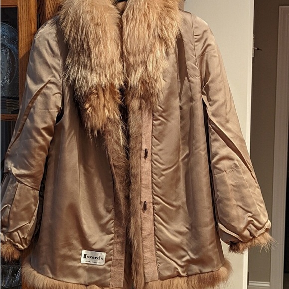 Iszards authetic vintage Racoon fur winter coat - Picture 4 of 6